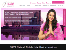 Tablet Screenshot of internationalhairsolutions.com